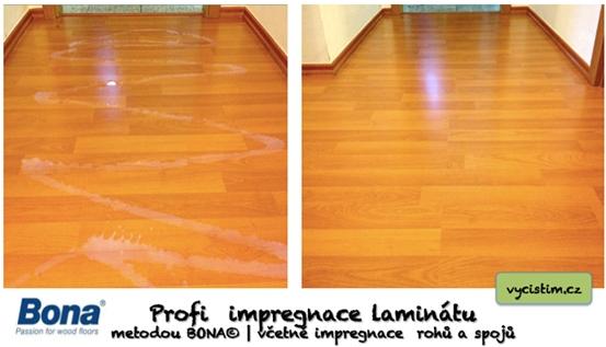 Impregnace laminátové podlahy